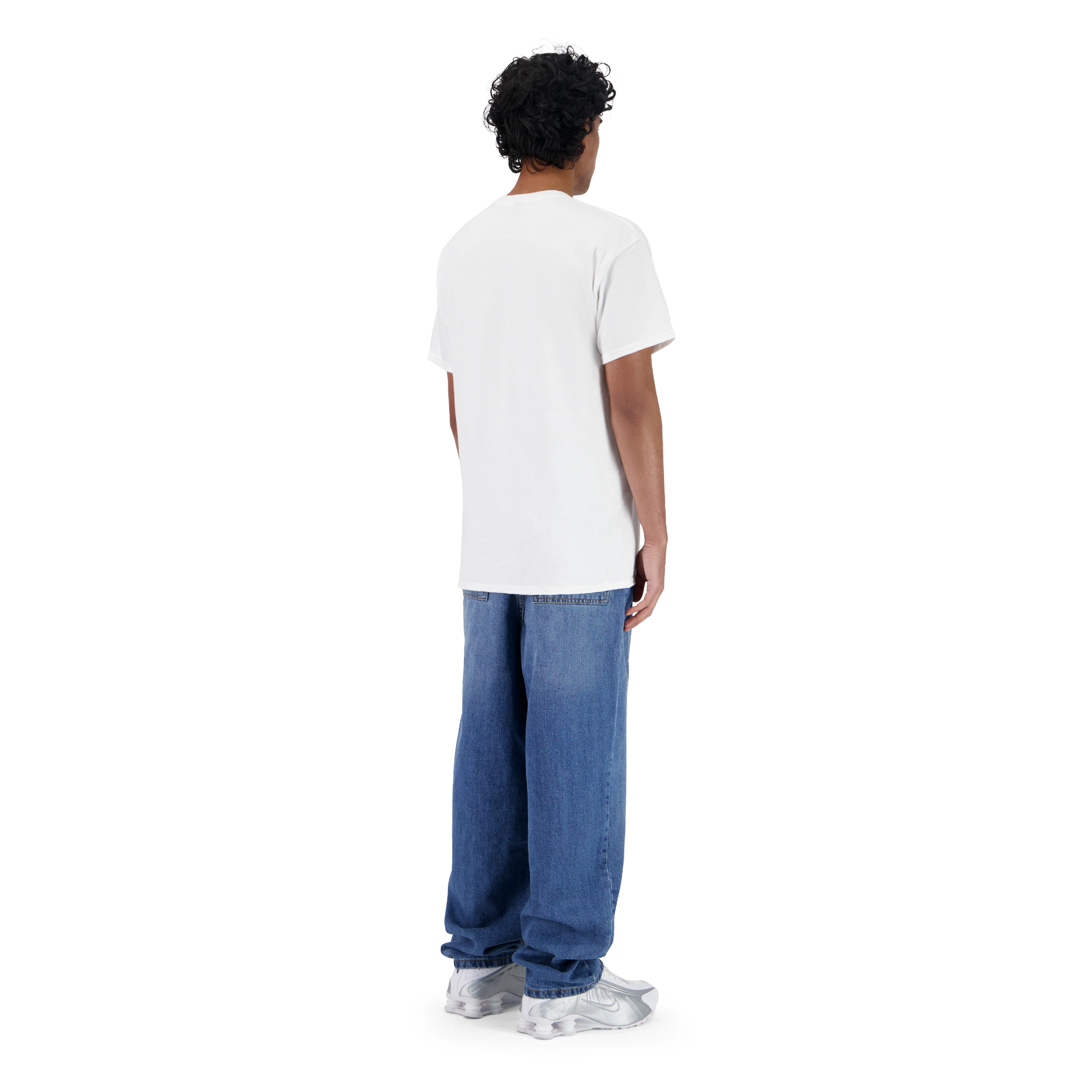 ENSEMBLE PANTALON JEANS BAGGY BLEU + T-SHIRT CLASSIC - Image 3
