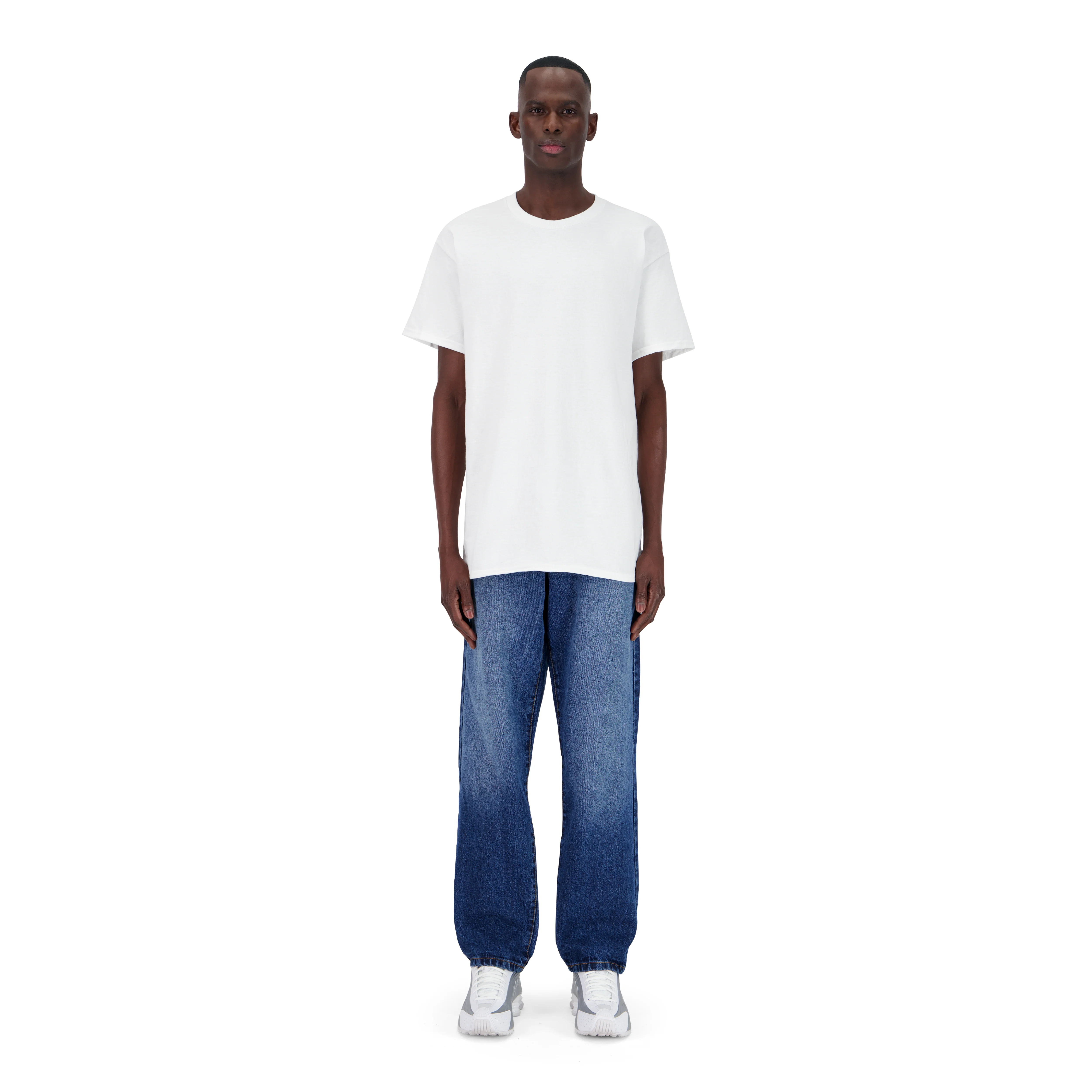 ENSEMBLE PANTALON JEANS REGULAR BLEU + T-SHIRT CLASSIC - Image 2