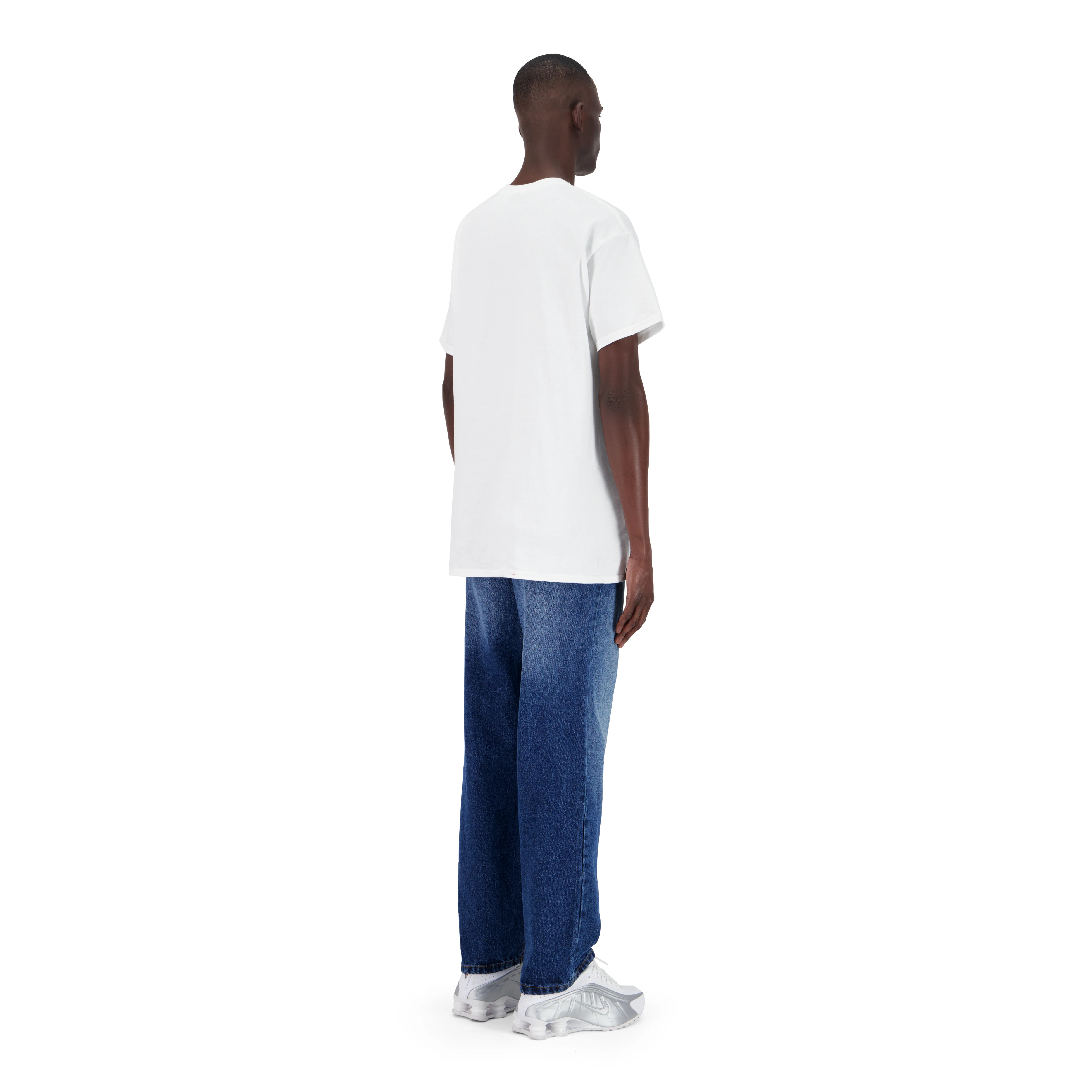 ENSEMBLE PANTALON JEANS REGULAR BLEU + T-SHIRT CLASSIC - Image 3