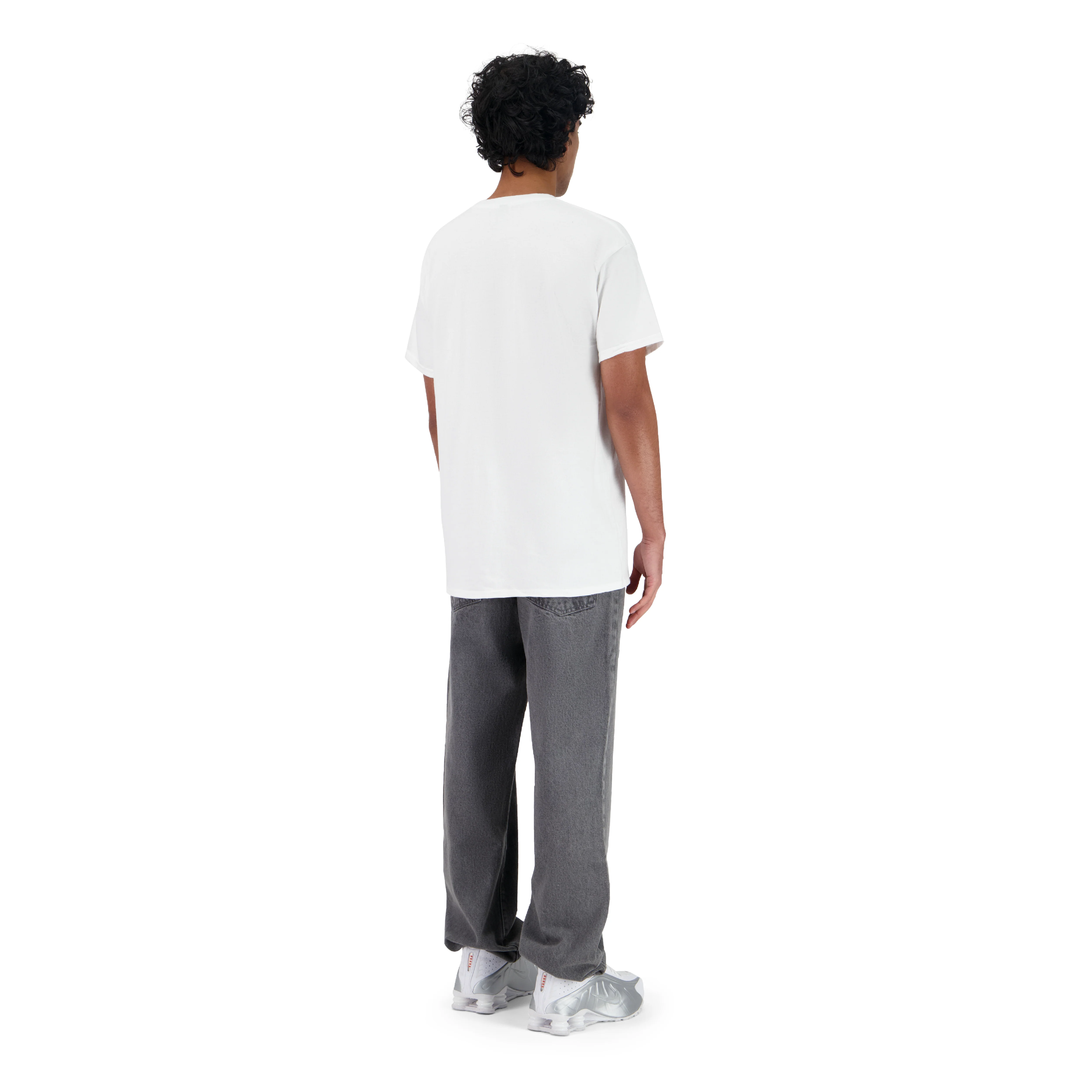 ENSEMBLE PANTALON JEANS REGULAR GRIS + T-SHIRT CLASSIC - Image 3