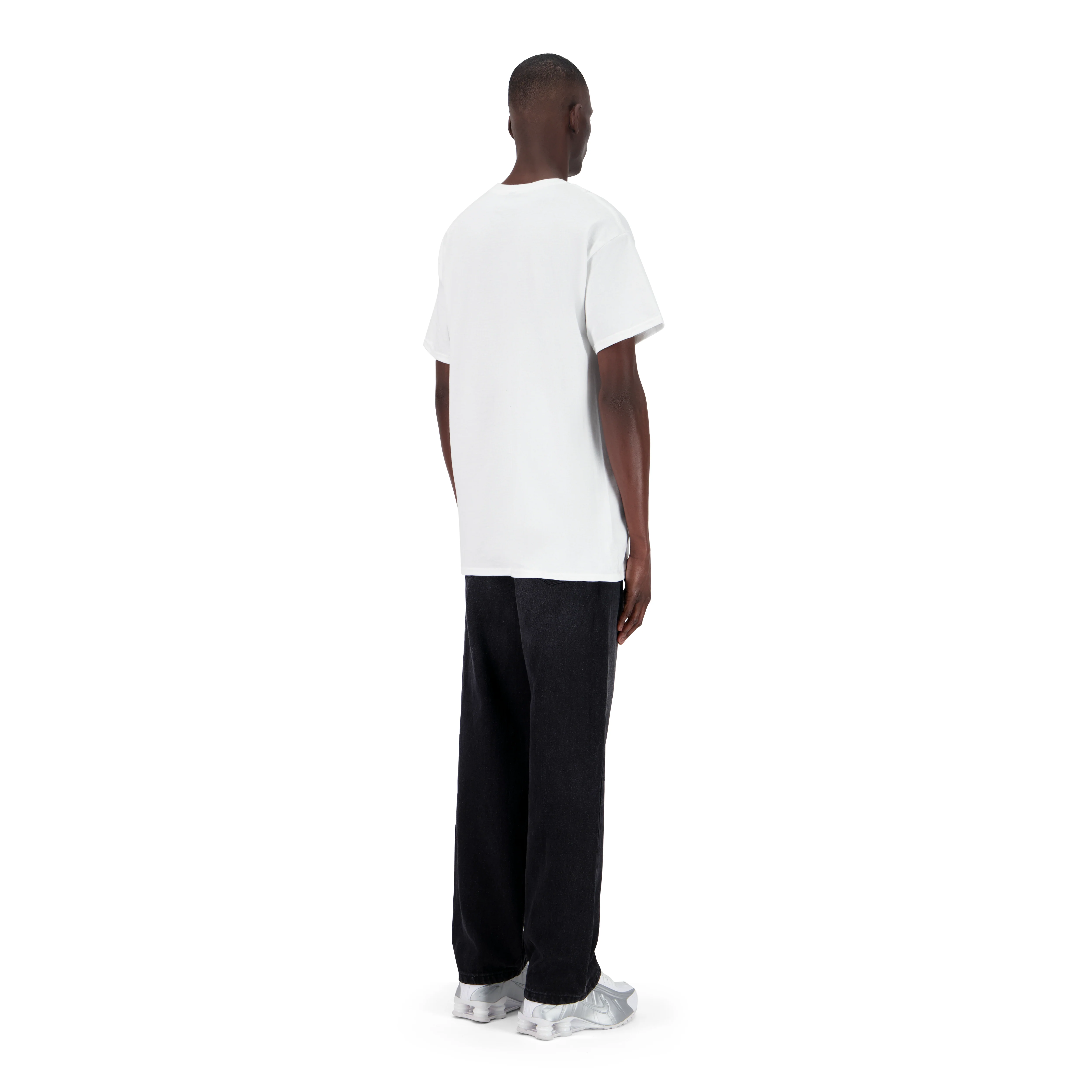 ENSEMBLE PANTALON JEANS REGULAR NOIR + T-SHIRT CLASSIC - Image 3