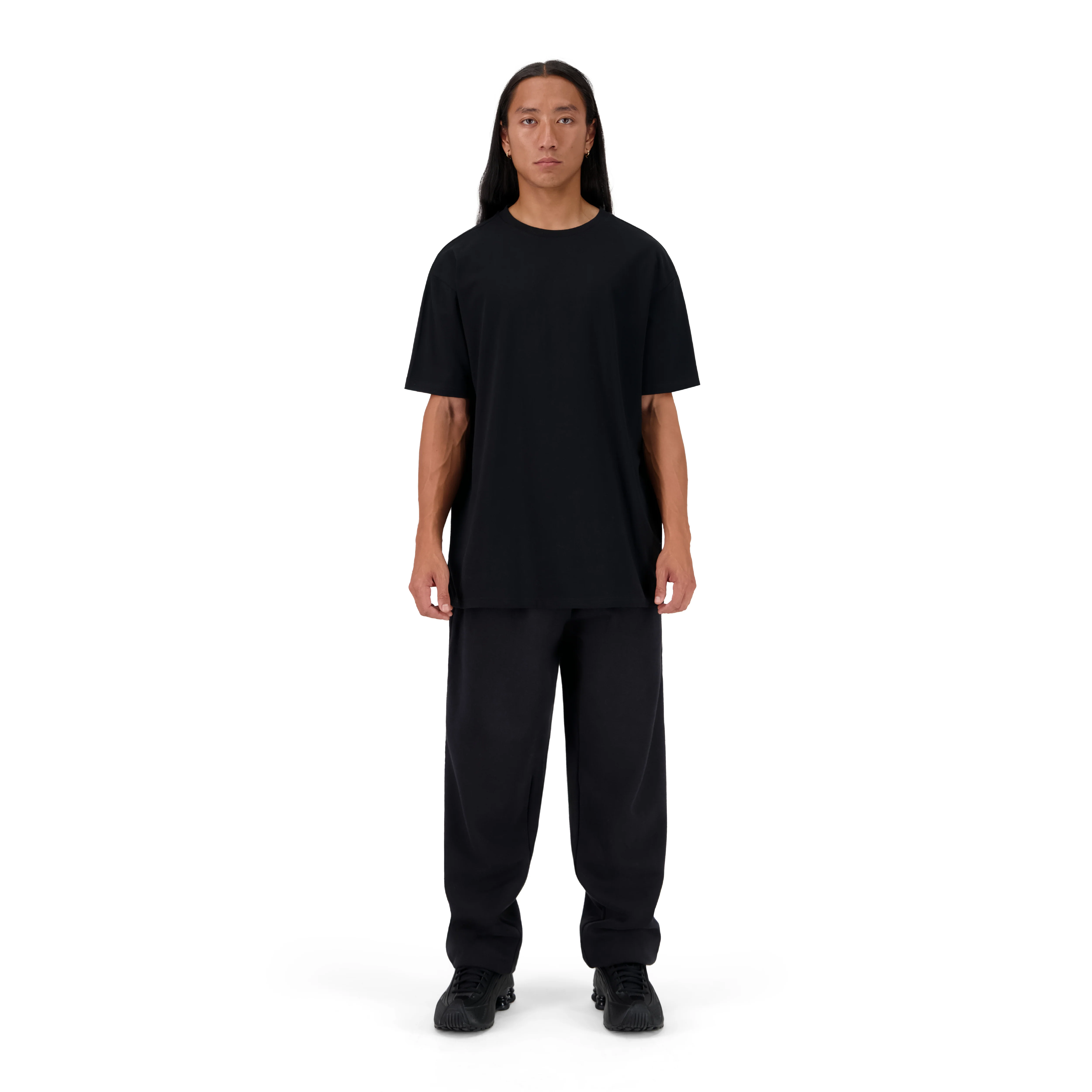 ENSEMBLE PANTALON JOGGING PREMIUM NOIR + T-SHIRT PREMIUM - Image 2