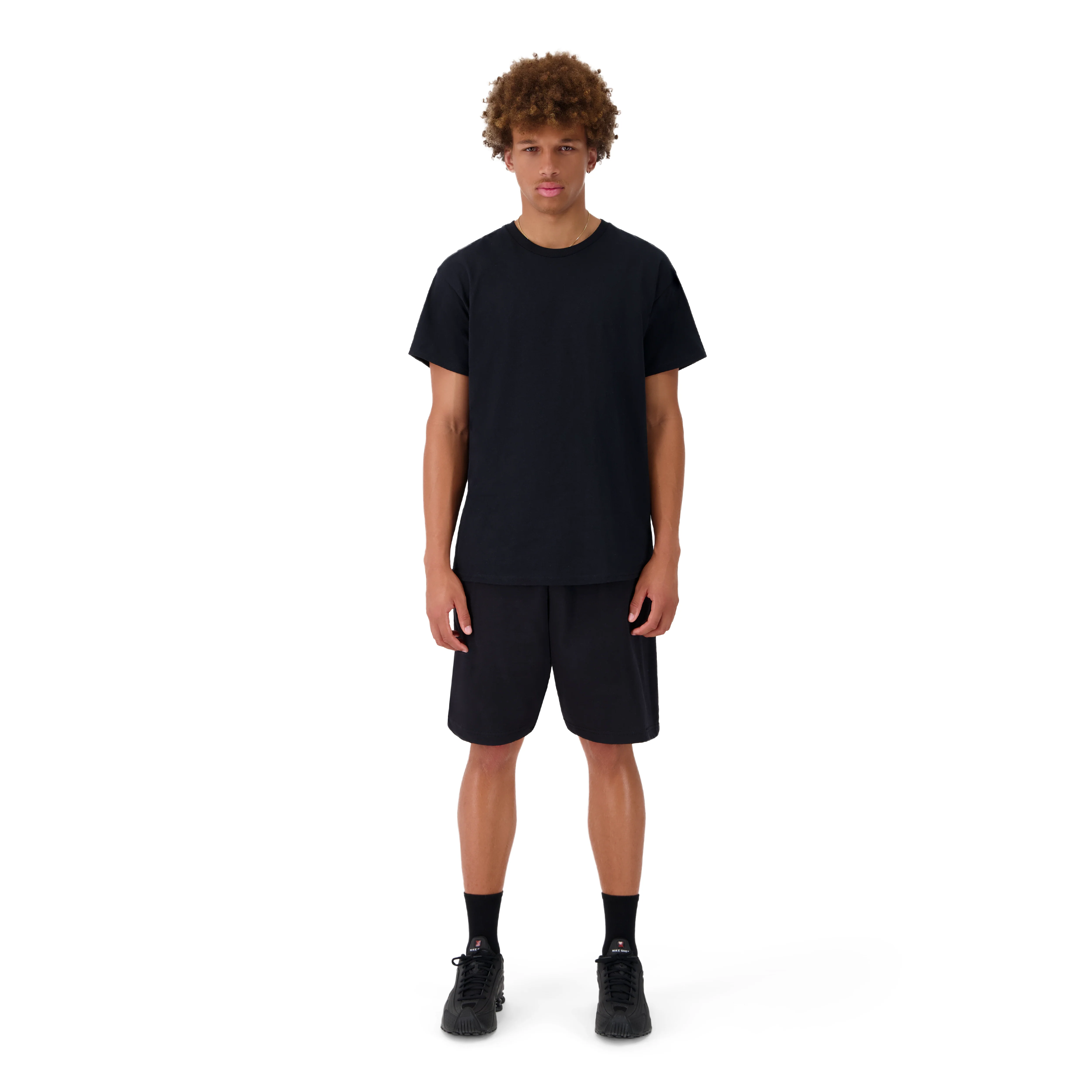 ENSEMBLE SHORT JOGGING NOIR + T-SHIRT - Image 2