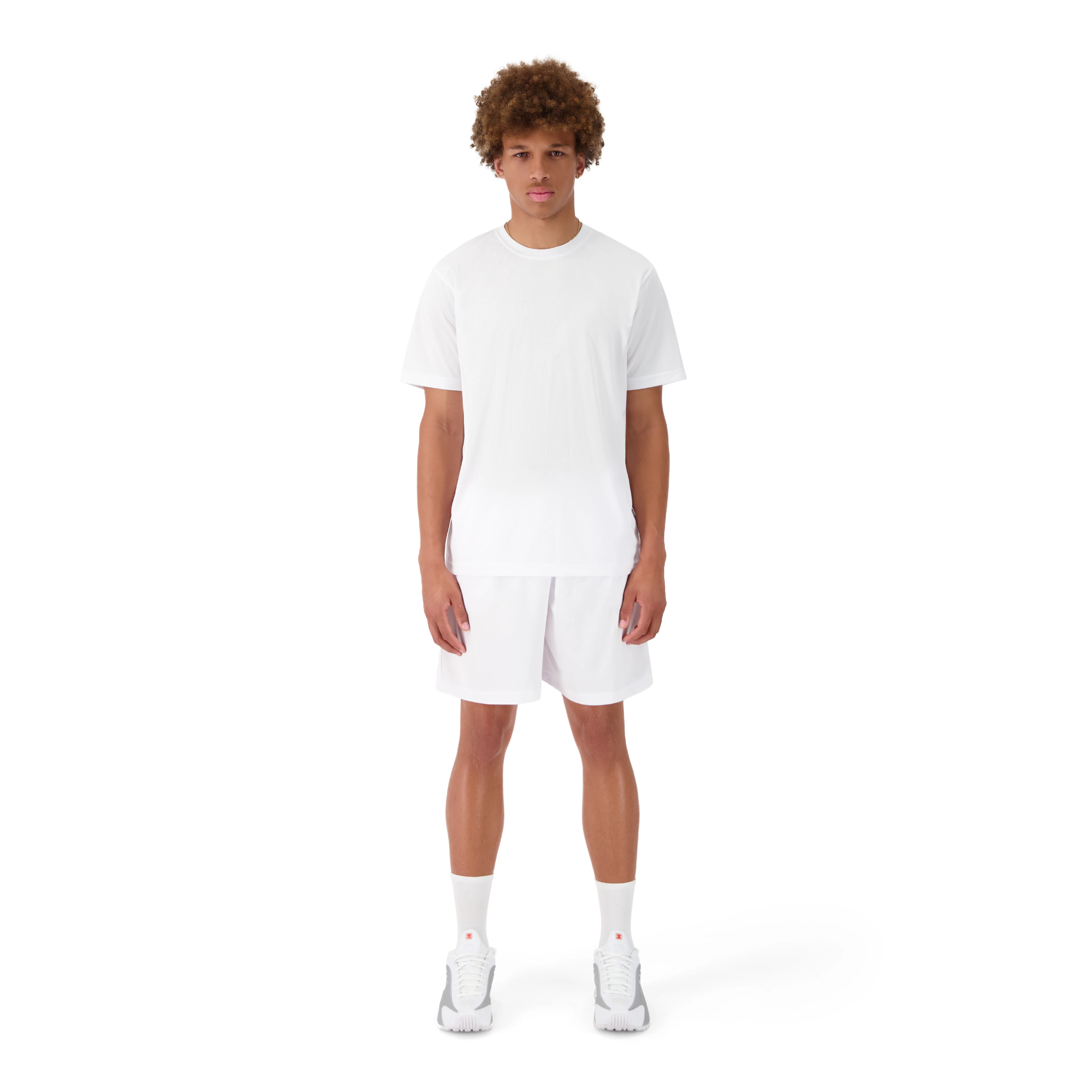 ENSEMBLE SHORT SPORT BLANC + T-SHIRT SPORT - Image 2