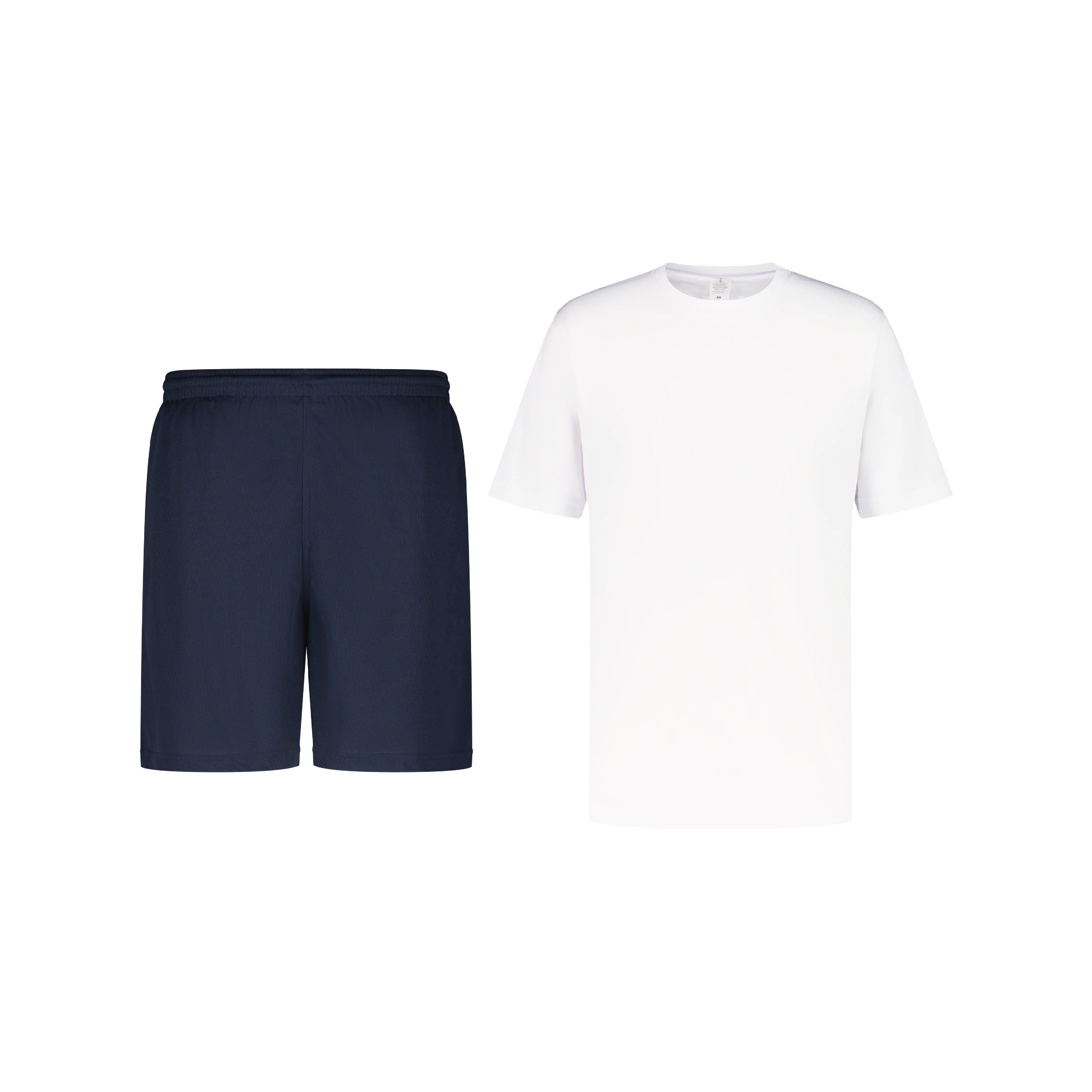 ENSEMBLE SHORT SPORT BLEU MARINE + T-SHIRT SPORT