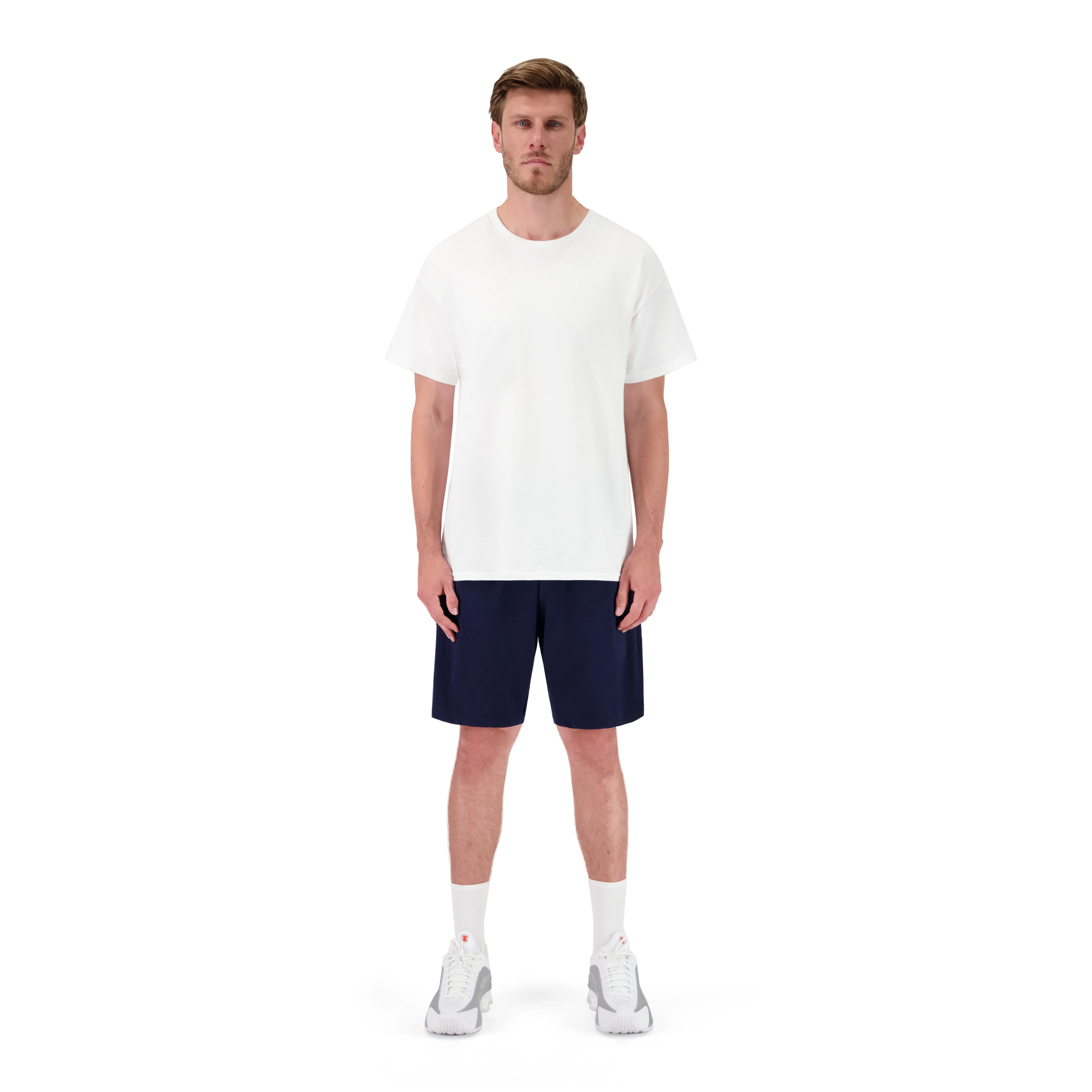 ENSEMBLE SHORT SPORT BLEU MARINE + T-SHIRT SPORT - Image 2