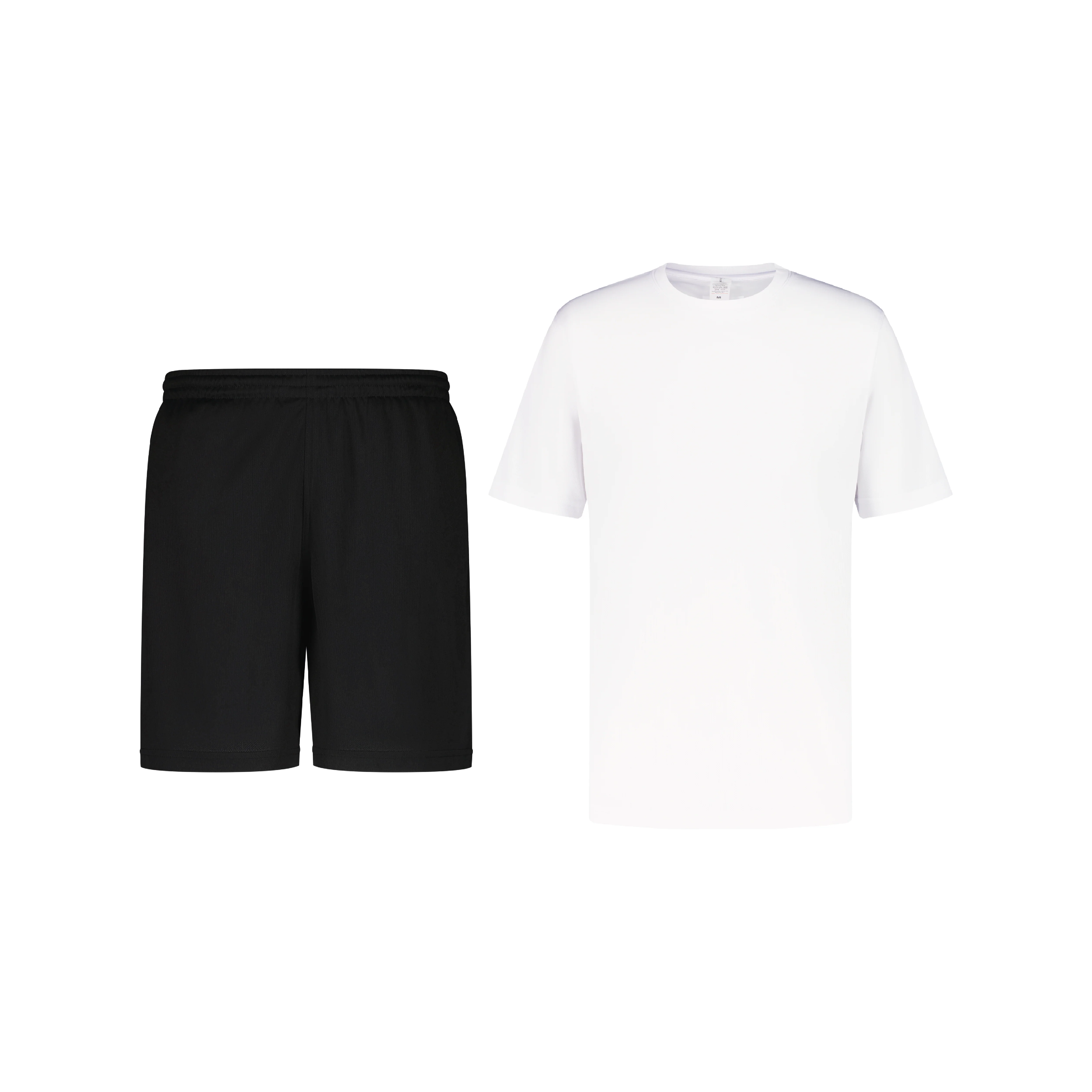 ENSEMBLE SHORT SPORT NOIR + T-SHIRT SPORT
