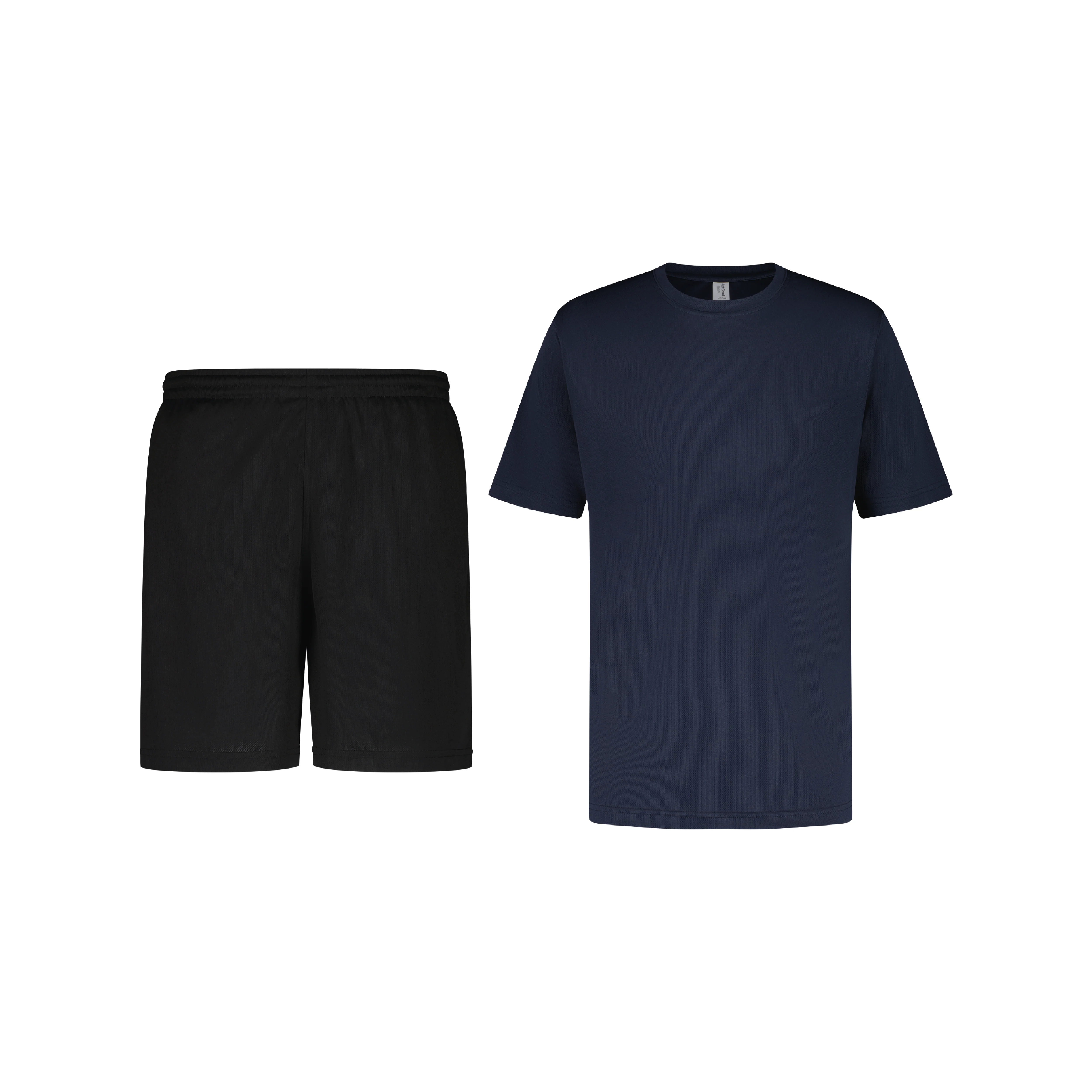 ENSEMBLE SHORT SPORT NOIR + T-SHIRT SPORT