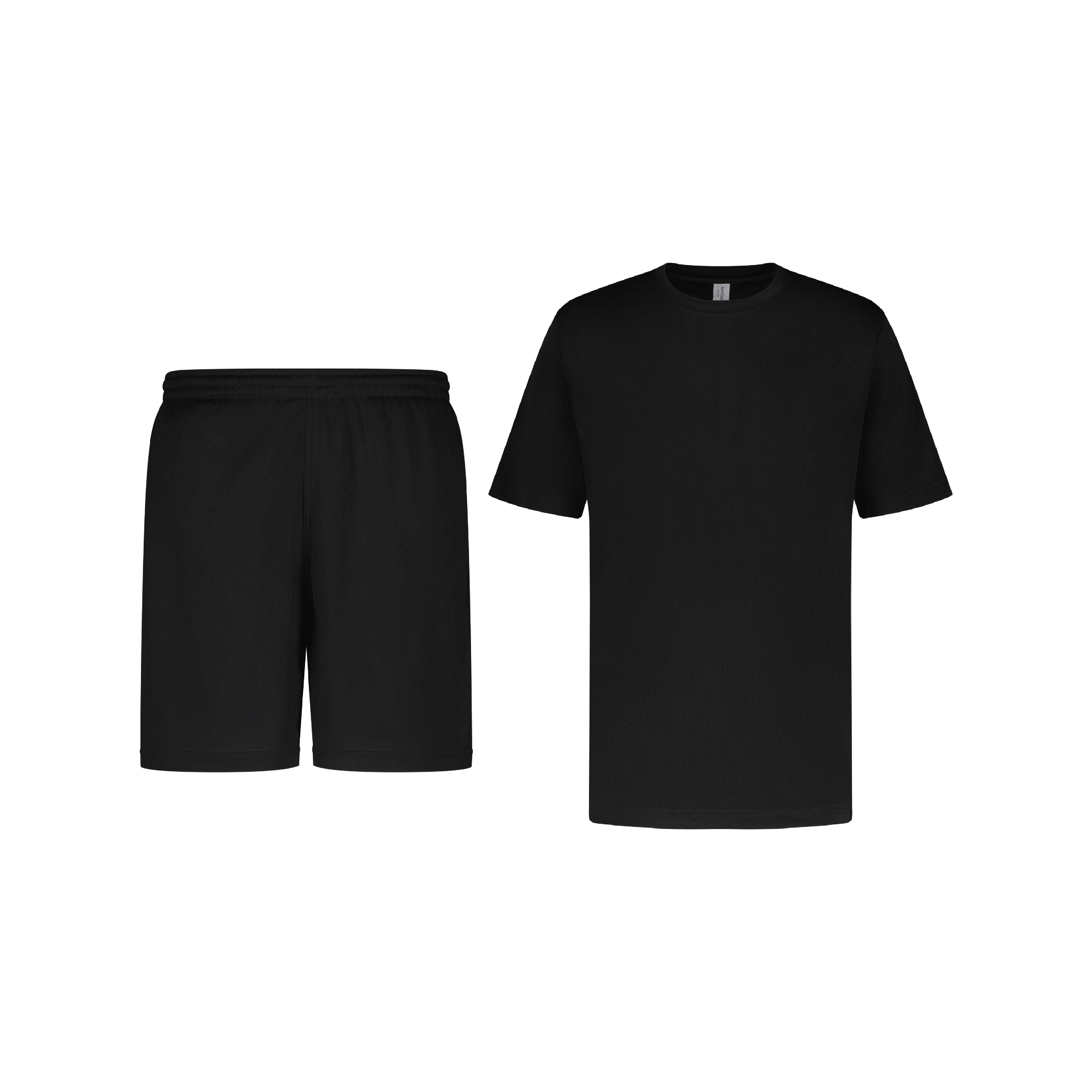 ENSEMBLE SHORT SPORT NOIR + T-SHIRT SPORT