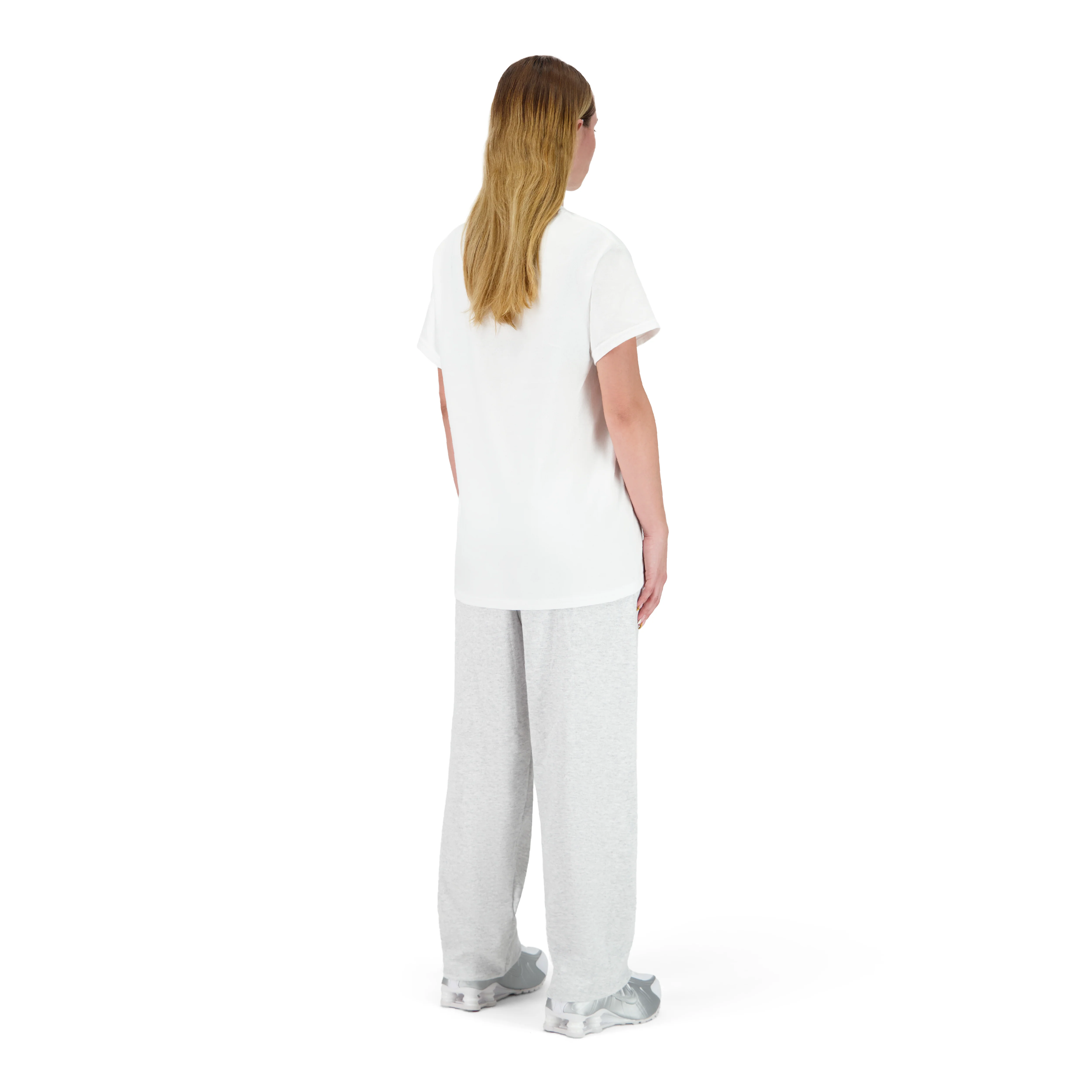 ENSEMBLE PANTALON JOGGING GRIS CHINÉ + T-SHIRT - Image 3